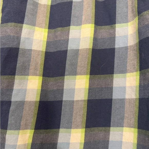 Hollister Men's Twill Shirt Size Xl Plaid Blue Button Up Long Sleeve Top - Picture 6 of 6